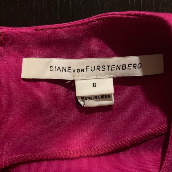 Diane Von Furstenburg Pink BodyCon Mini Dress - Picture 5 of 7